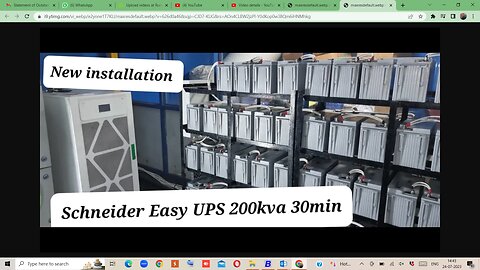 #SCHNEIDER #APC #EASY UPS 200KVA #E3MUPS200KH#VS CREATORS