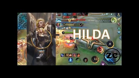 ML - Gameplay Hilda - Jogando na Side - ZC