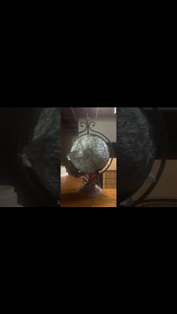 Glow in Dark DIY broken mirror skeleton