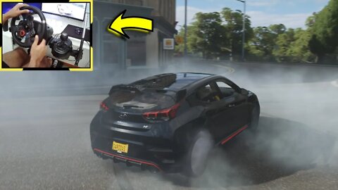 HYUNDAI VOLOSTER N - Forza Horizon 4 gameplay / Volante Logitech g29