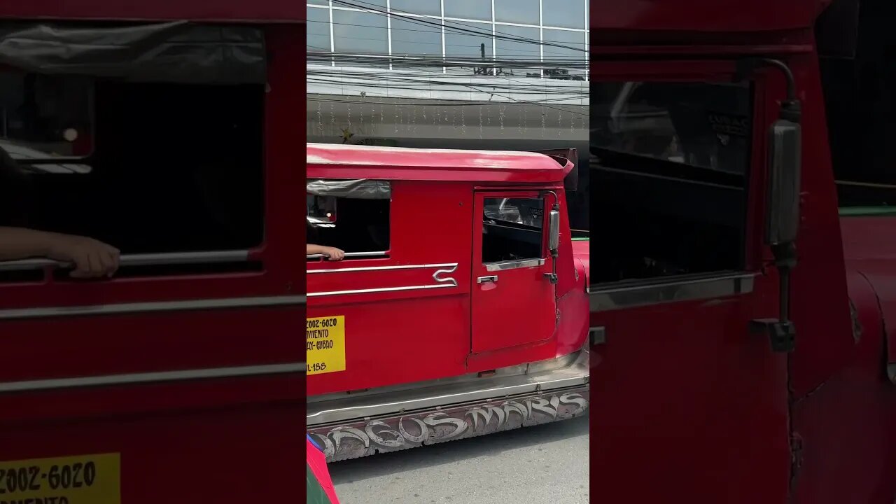 Plain Red Jeepney #subscribe #shortvideo #shortsfeed #shortsvideo #viral #travel #shorts #short