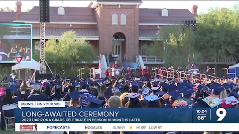 After 18 months, UArizona Class of 2020 gathers for graduation