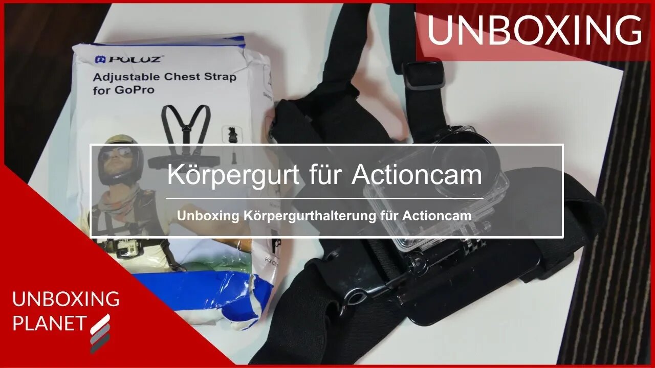 Körpergurthalterung für Actioncam von Puluz - Unboxing Planet