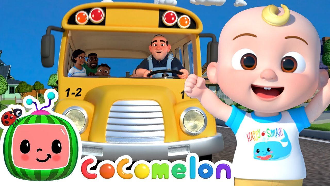 Wheels on the Bus | @CoComelon Nursery Rhymes & Kids Songs