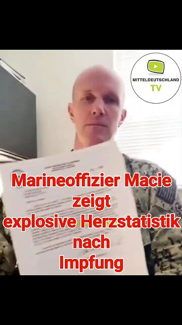 US Medizinischer Offizier der Marine entdeckt Herzprobleme im Zusammenhang mit dem Covid-Impfstoff