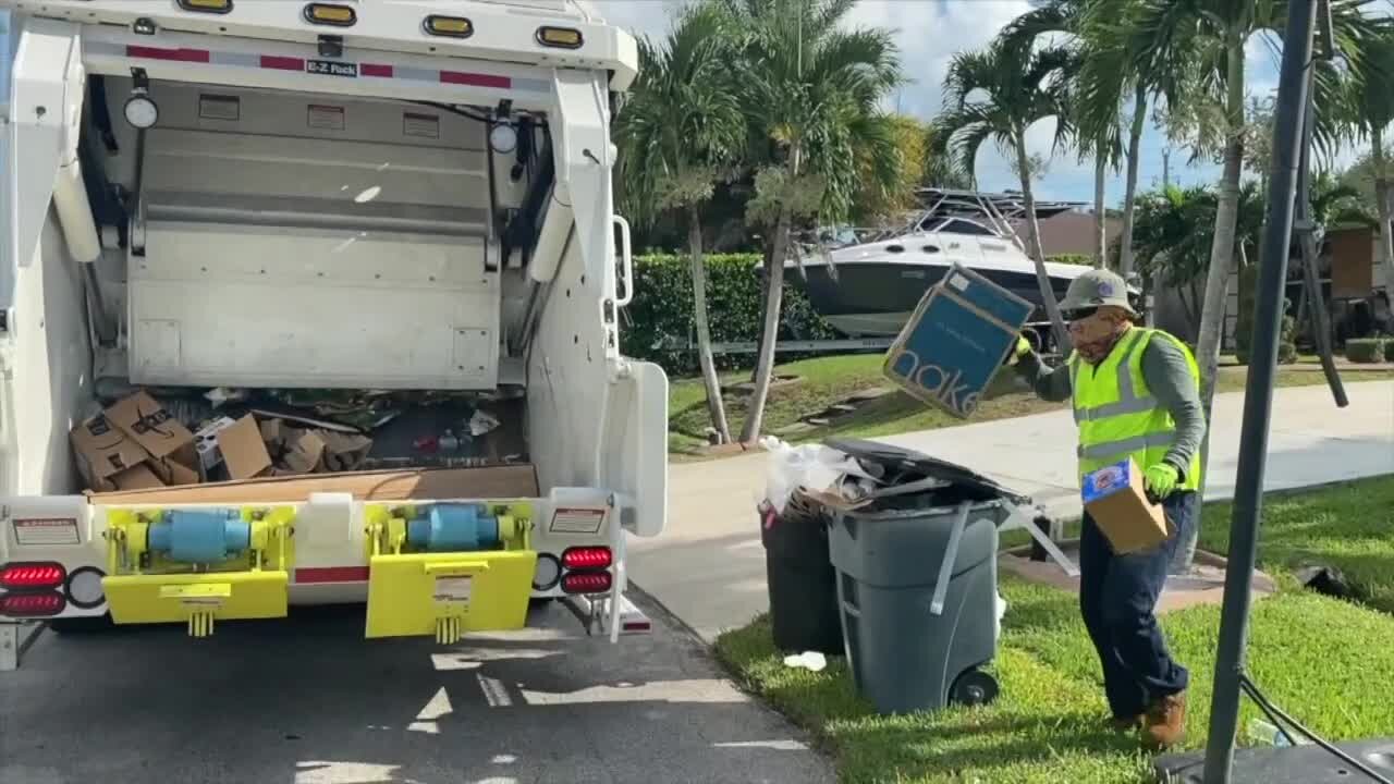 Port St. Lucie residents relived trash is finally being picked up