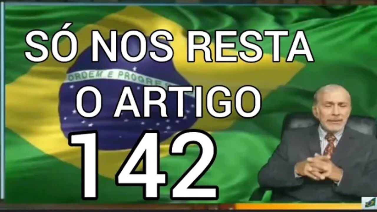 SÓ NOS RESTA O ARTIGO 142 - DIA 15/03 O POVO NAS RUAS.