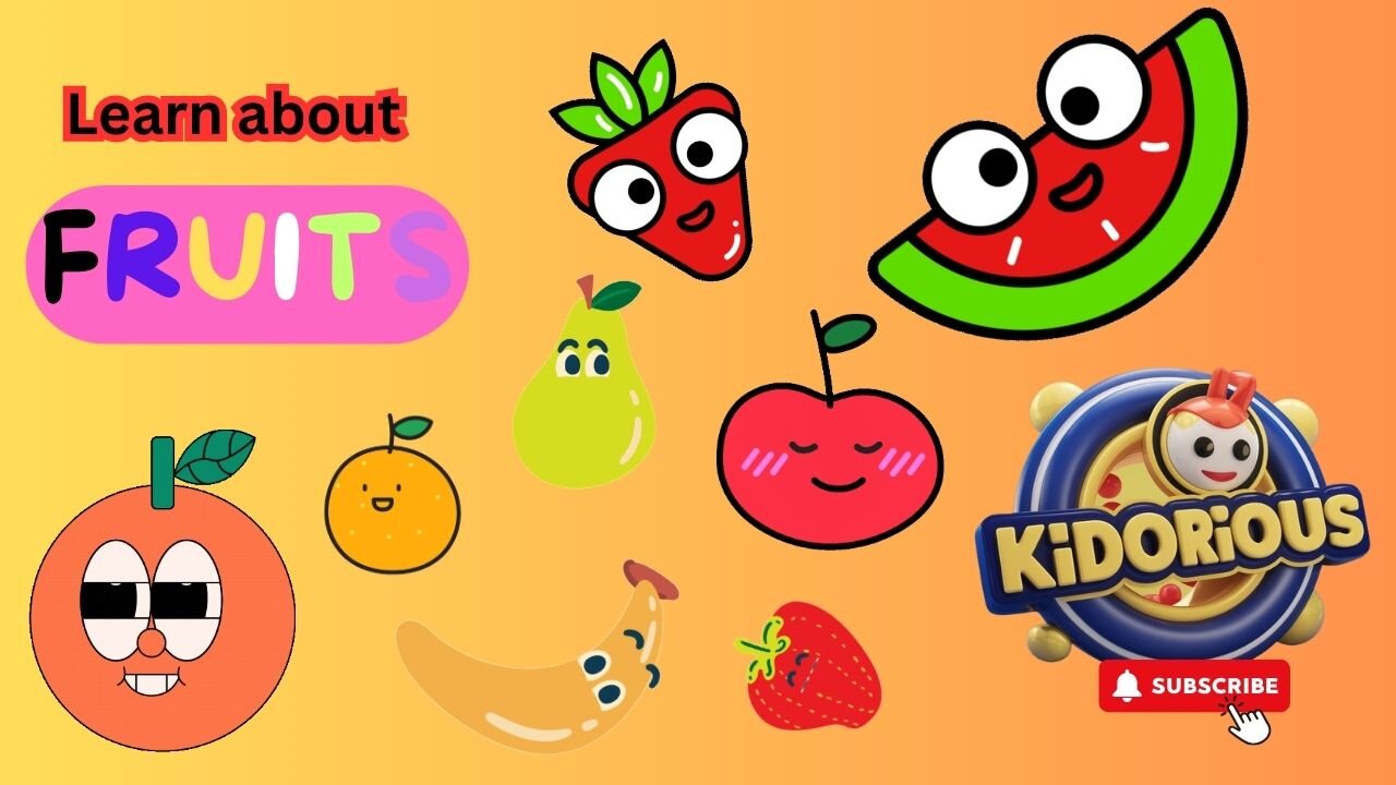 Let's Know Fruits Nursery Rhyme | Learning Rhymes For Kids | Fruity Fruit Names Poem #rhymes