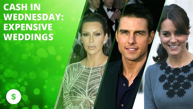 Cash in Wednesday: Expensive celeb weddings