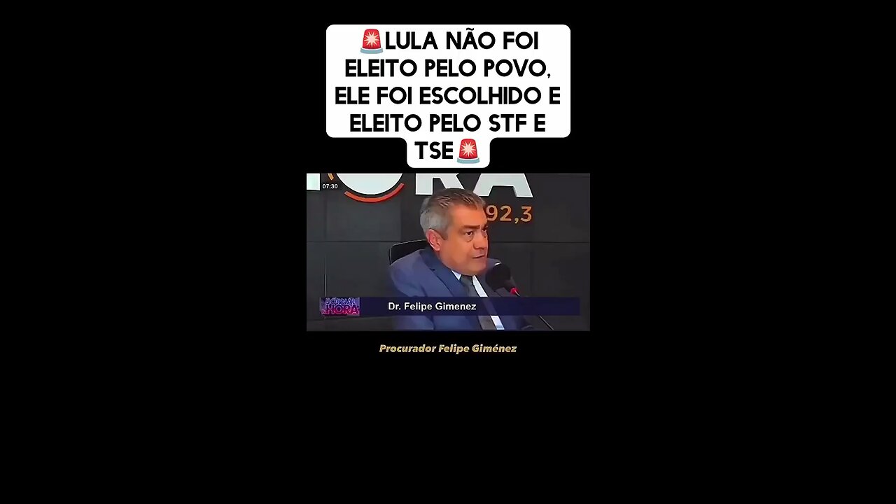 #LULADRÃO não foi eleito foi escolhido pelo TSE