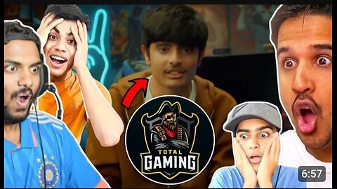 All YouTubers REACTION On AJJUBHAI FACE REVEAL 😍😍😍 Total Gaming Face Reveal