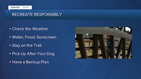 Going outside this weekend? Officials say recreate responsibily