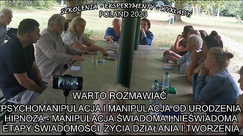 PSYCHOMANIPULACJA I MANIPULACJA OD URODZENIA. HIPNOZA - MANIPULACJA ŚWIADOMA I NIEŚWIADOMA. ETAPY ŚWIADOMOSCI ZYCIA DZIAŁANIA I TWORZENIA.