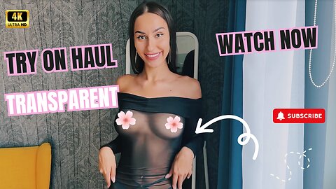 [4K] Iva Berg’s Transparent Try On Haul | Exploring Sleek Undo Tops