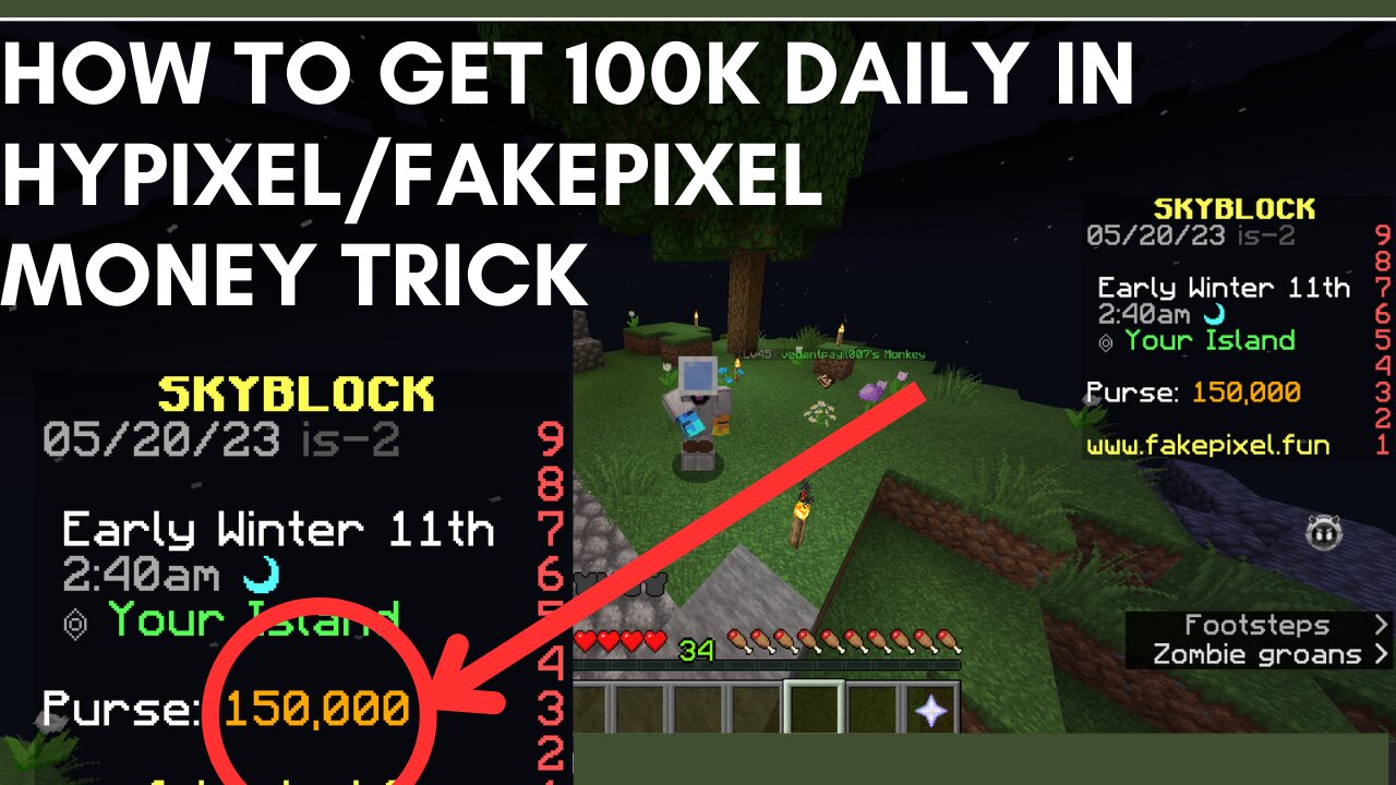 How to get money in hypixel 100k daily omg money trick |||