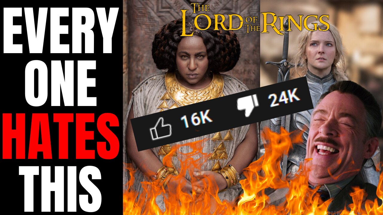 Amazon's Lord Of The Rings Trailer Gets DESTROYED! | Tolkien Fans EVERYWHERE Call Out Woke Garbage