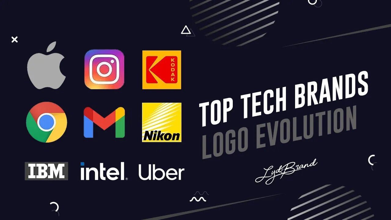 Top Tech Brands Logo Evolution