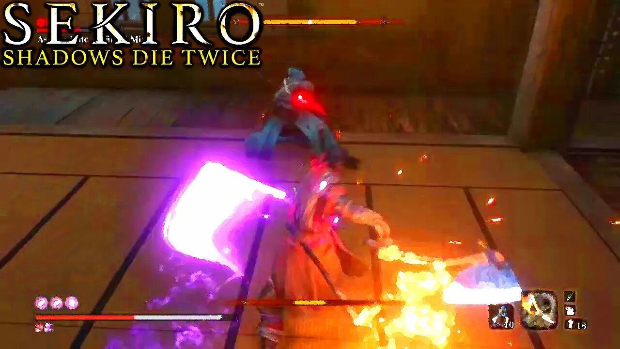 Sekiro: Shadows Die Twice - Mid-Boss Fight - Ashina Elite - Ujinari Mizuo