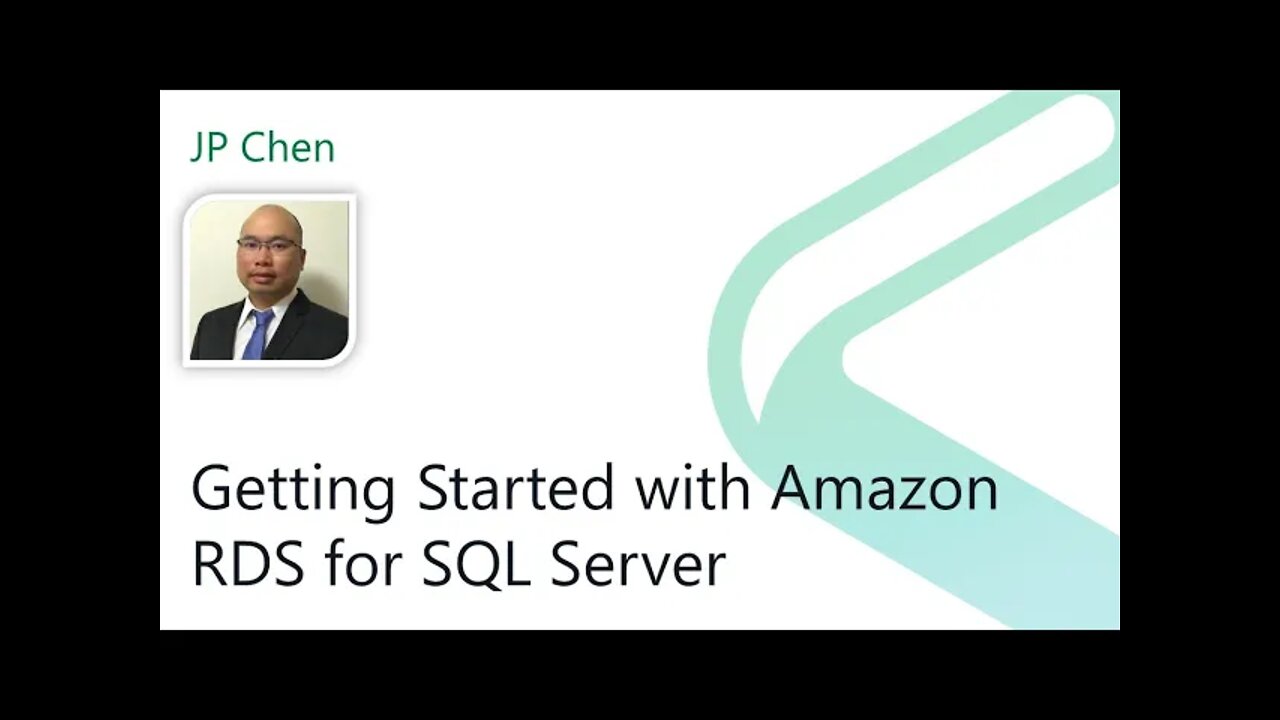 2021 Data.SQL.Saturday.LA presents: Getting Started with Amazon RDS for SQL Server