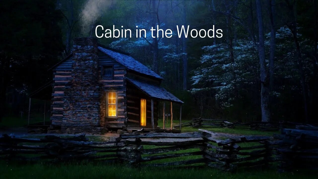 Magical Wooden Cabin-Forest at Night Sounds to Sleep, Relax