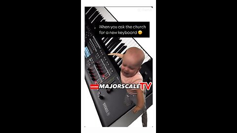 When you ask the church for a new board 🎹🙏🏾🥴 #majorscaletv #churchchronicles #reels #montagekeyboard