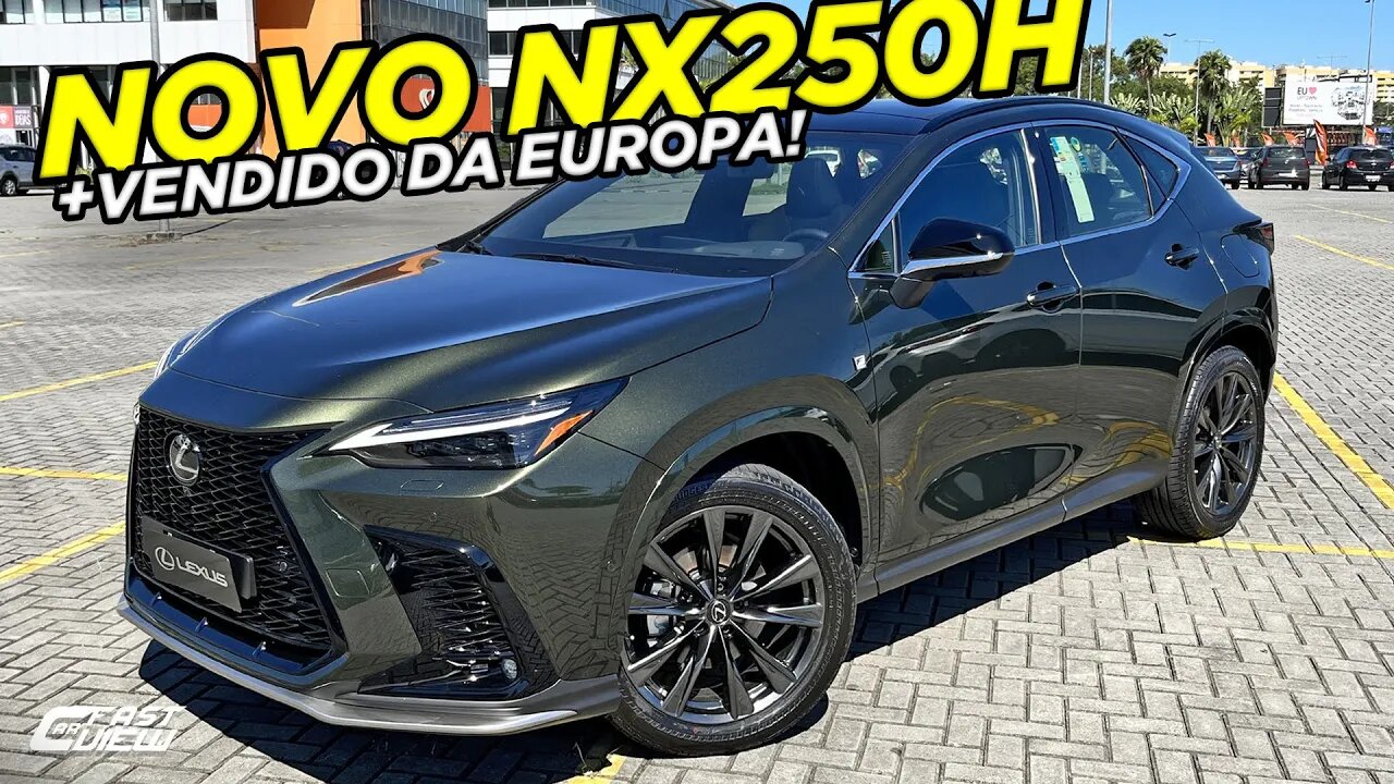 NOVO LEXUS NX350H F-SPORT 2.5 HÍBRIDO 2022 VERDE MUSGO MELHOR SUV DISPARADO DA CATEGORIA!