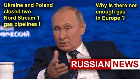 Putin: Russia uses gas as an energy weapon? Why does Europe lack gas? EEF-2022 | Russia. Vladivostok