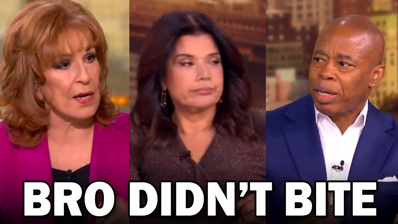 NYC Mayor Adams DODGES The View hosts' bait as they BEG him to ATTACK Trump