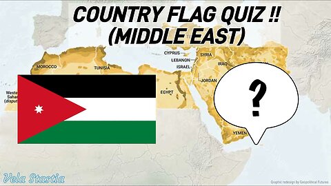 Guess The Flag Quiz!! (Middle East)