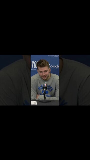 Luka on Dirk being in the building for GAME 7