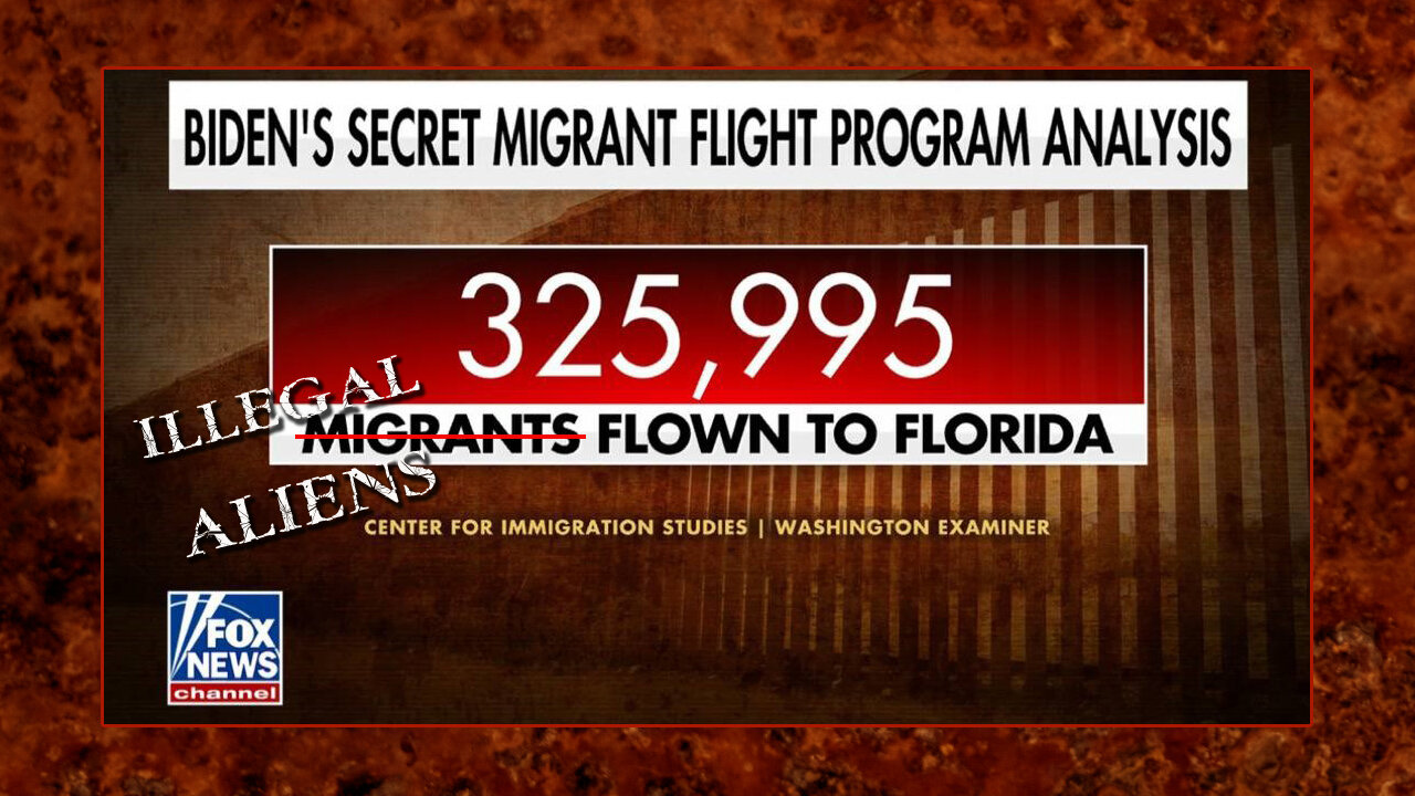 Paid for by US Taxpayers – Biden Flown 347,959 Aliens into TEX & FLA