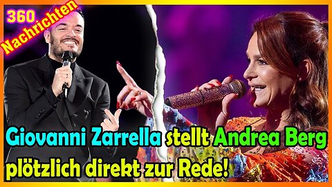 Giovanni Zarrella stellt Andrea Berg unerwartet zur Rede!