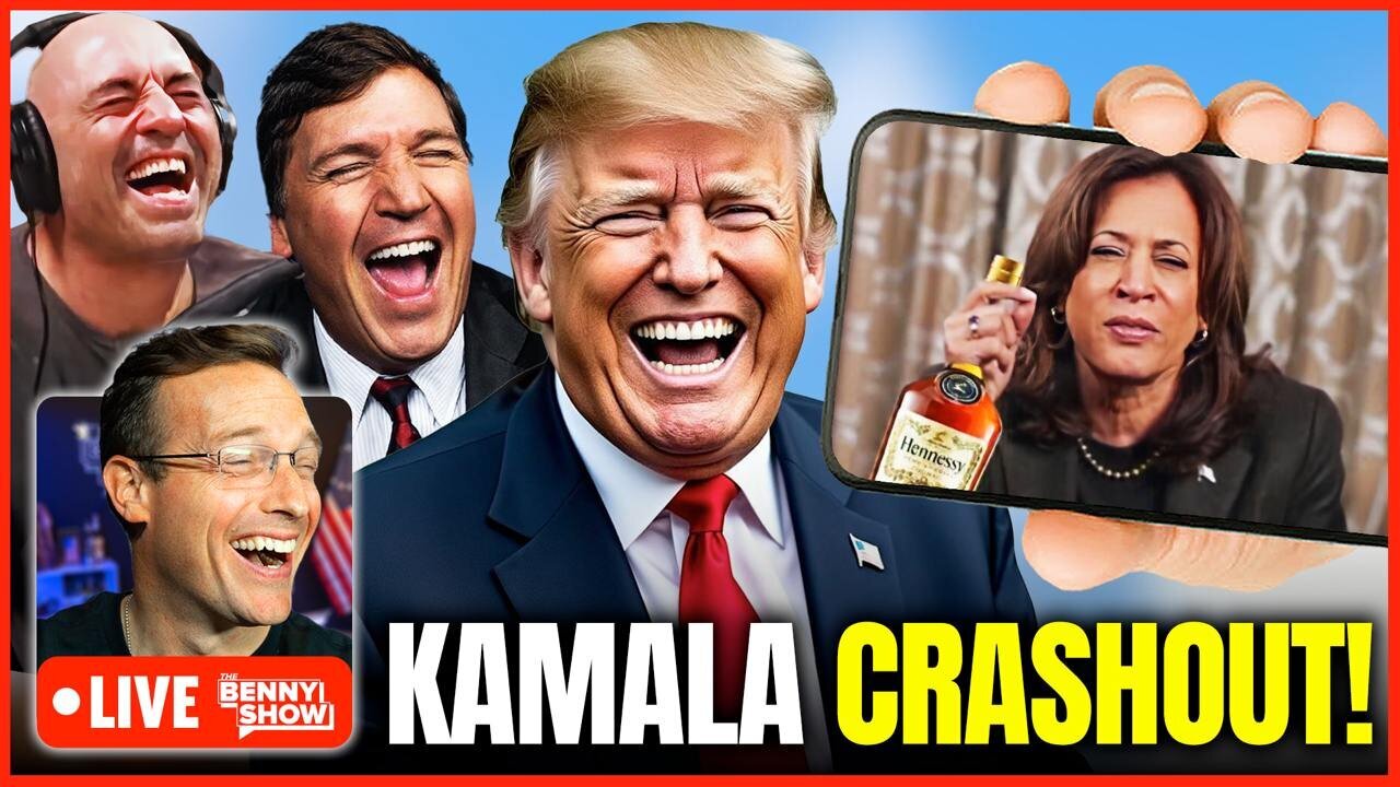 Kamala Campaign EXPOSED as Scam To DEFRAUD Democrats | Spiraling Drunk Kamala Posts Slurring RANT