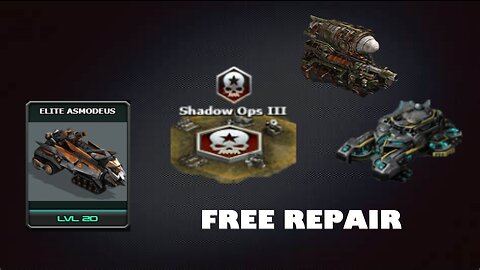 War Commander - Shadow Ops III - War Barge Part - Free Repair