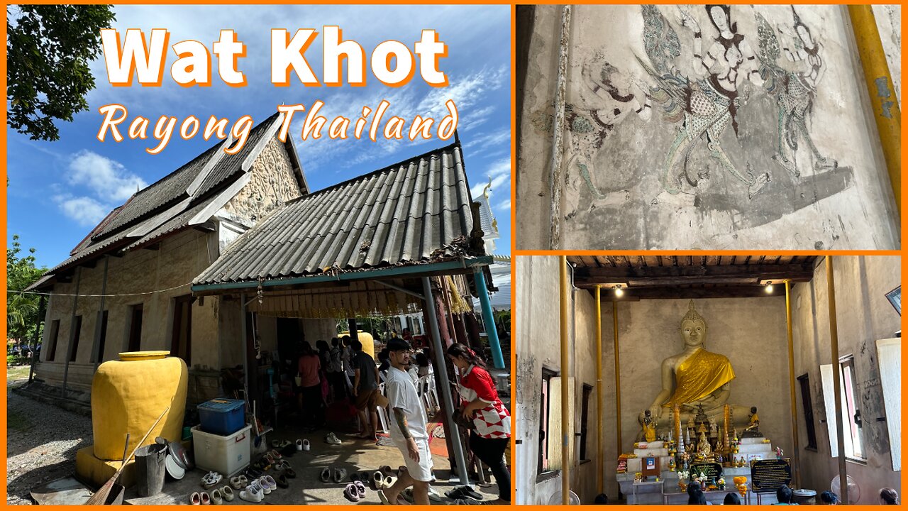 Wat Khot Timtharam - Oldest Temple in Rayong Built in 1570 - Thailand 2024