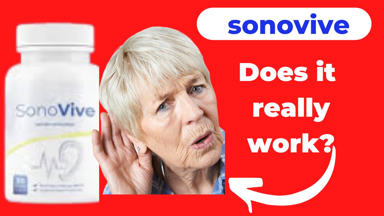 SONOVIVE - ((ALERT!!)) – SONOVIVE Review – SONOVIVE Vision - SONOVIVE Supplement - SONOVIVE Reviews