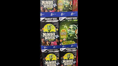 Monster Mash New Halloween Cereal