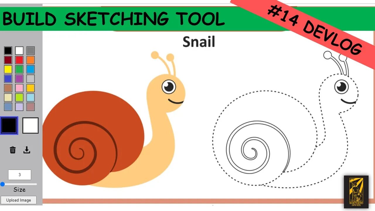 Make a simple drawing app using Construct 3 game engine | #14 Devlog