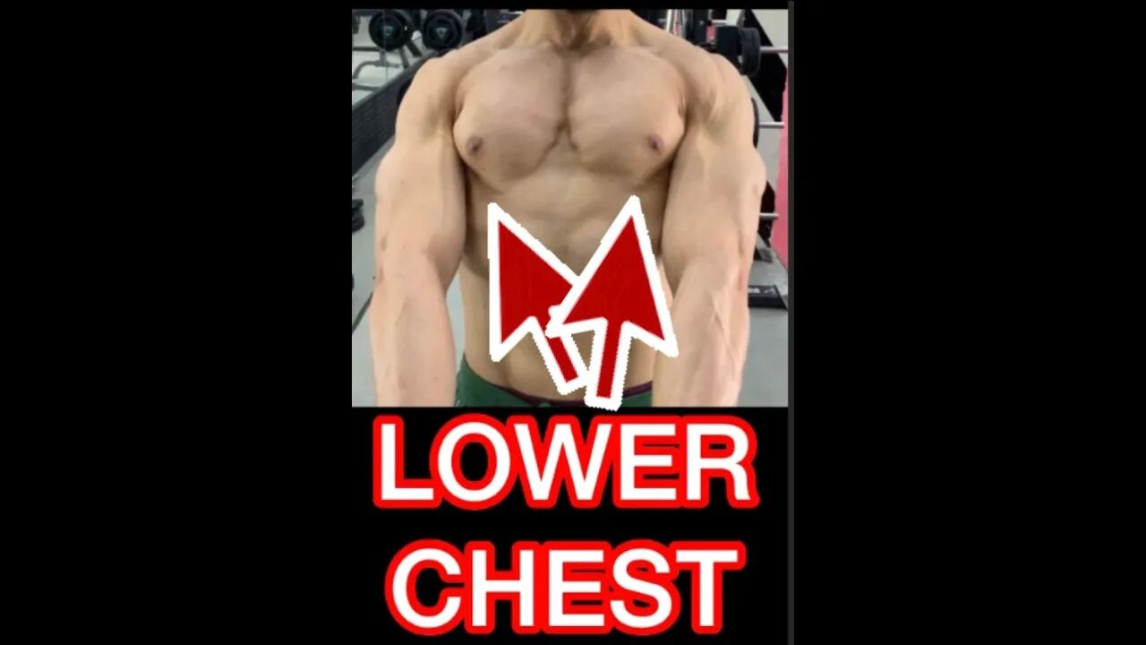 LOWER CHEST #shorts #youtubeshorts