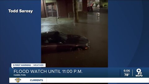 Flooding in Hamilton overnight