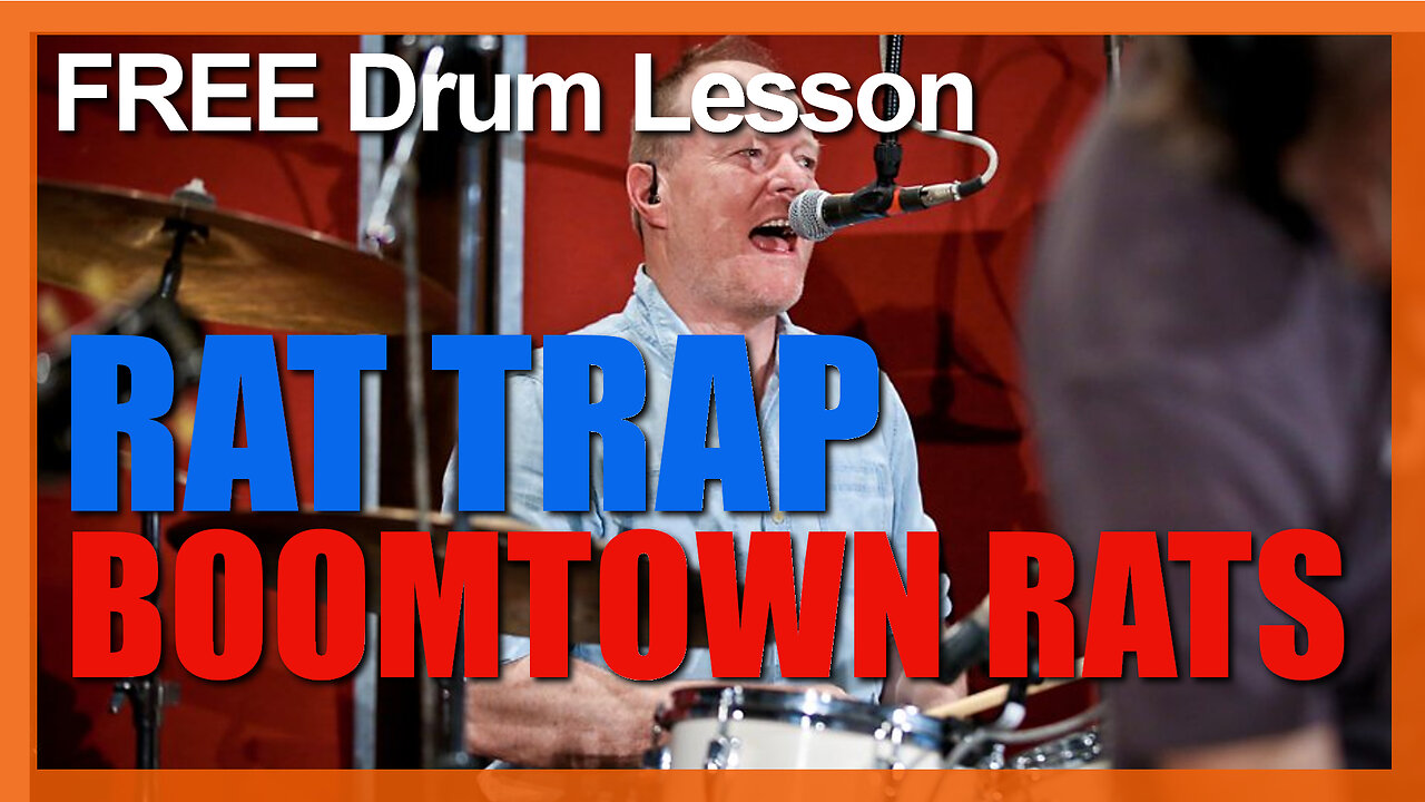 ★ Rat Trap (Boomtown Rats) ★ Video Drum Lesson | How To Play SONG (Simon Crowe)