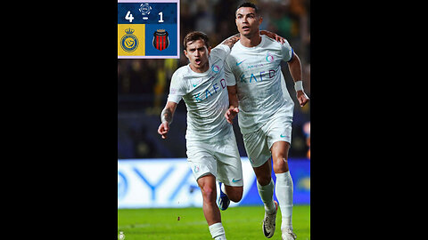 Goals of the alnassr match 4-1 and Riyadh ( goal Ronaldo )