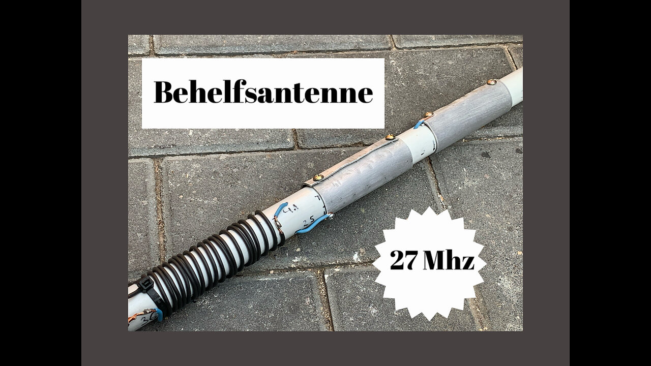 27Mhz CB Funk EH Antenne selber bauen