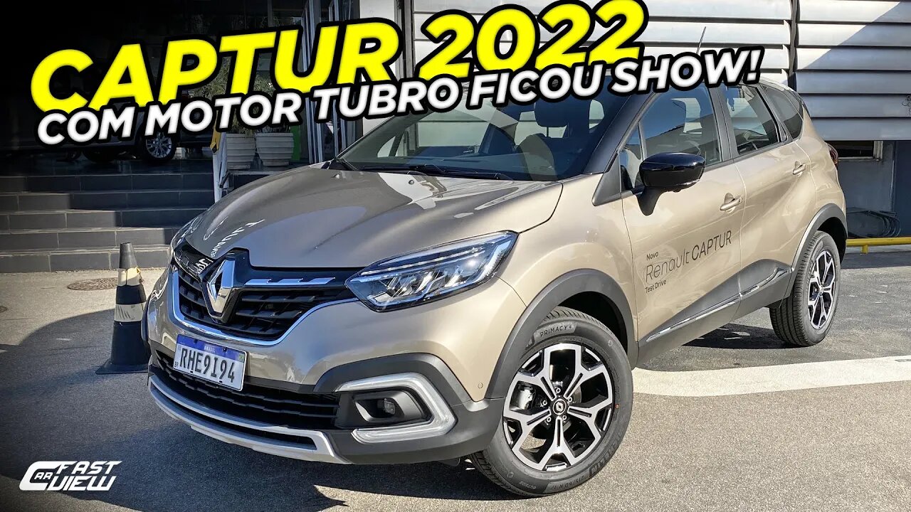 NOVO RENAULT CAPTUR ICONIC 1.3 TURBO 2022! VERSÃO TOP MELHOROU MUITO MAS VALE A PENA? Fast Car View