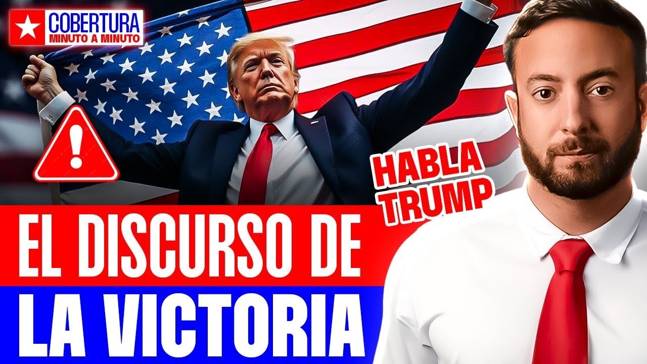 🔴URGENTE: TRUMP GANA y DA DISCURSO DE VICTORIA - AGUSTIN LAJE