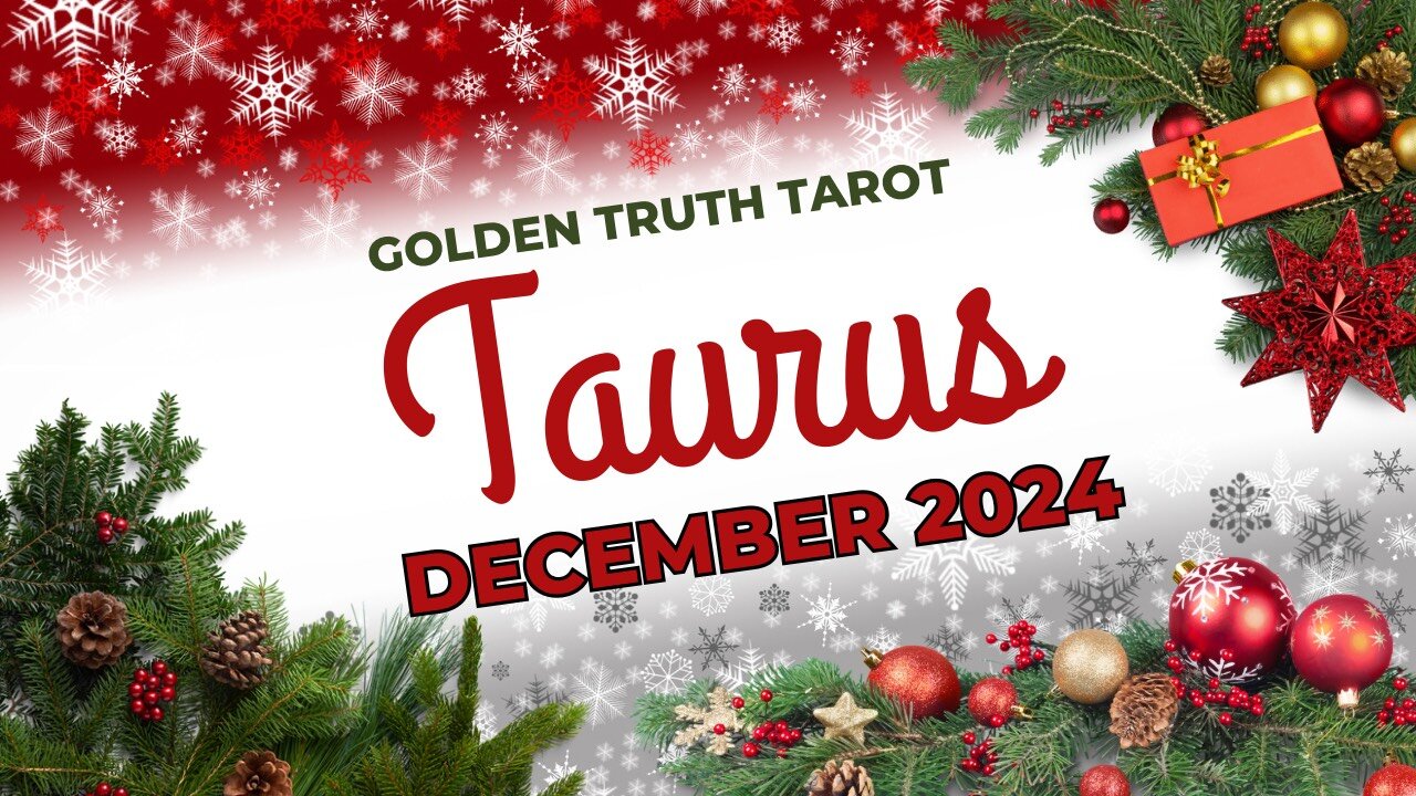 ♉️🔮TAURUS Tarot reading predictions for December 2024🔮♉️