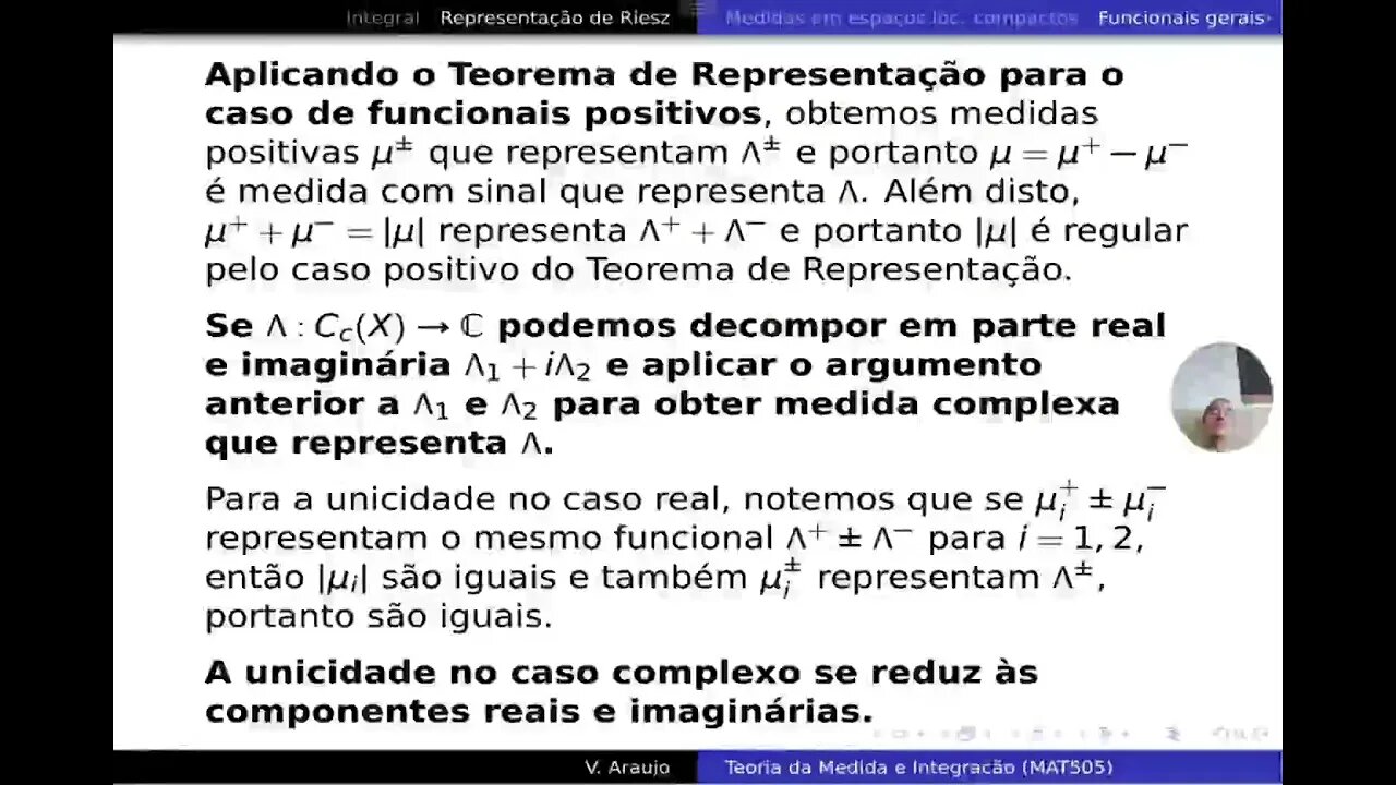 Medida e Integração: O Teorema de Representação de Riesz generalizado