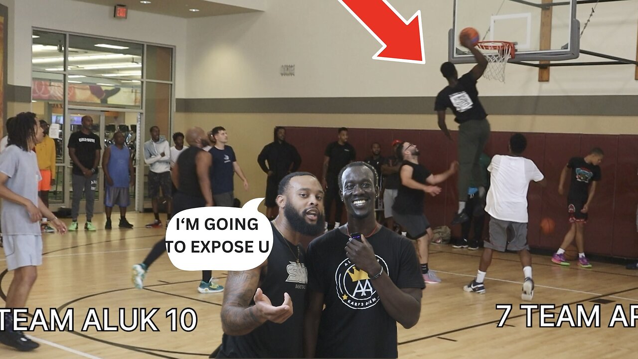 PART 2. HE SAID IM GOING TO EXPOSE YOU. 5V5 BASKETBALL GYM TAKEOVER. WE SHUT THE GYM DOWN.