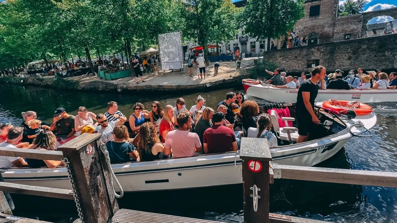 Belgium LIVE: Canal Tour of Medieval City of Bruges