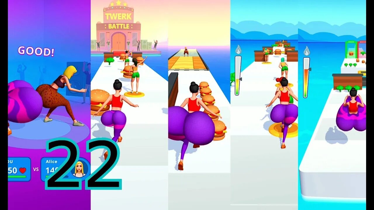 Twerk Race 3D — Running Game3D Full Gameplay walkthrough (android/ios) | level 210-220 Part 22